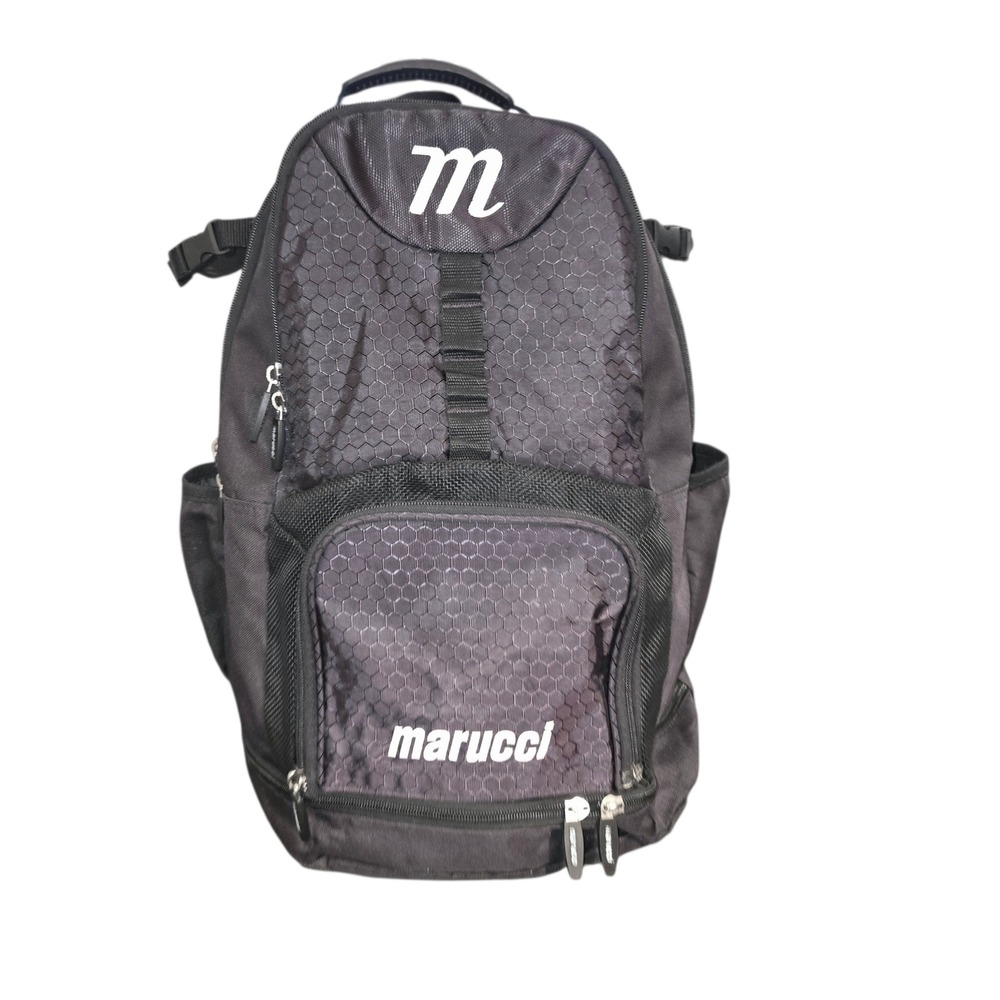 Marucci F5 Bat Pack Backpack OS Black Hexagon Baseball Softball Equipment Bag